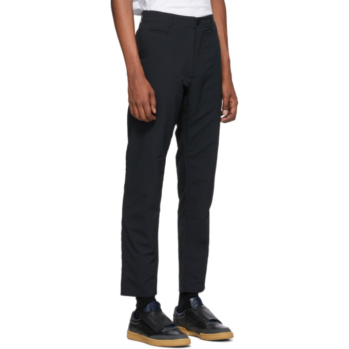 Nanamica Black ALPHADRY Club Trousers Nanamica