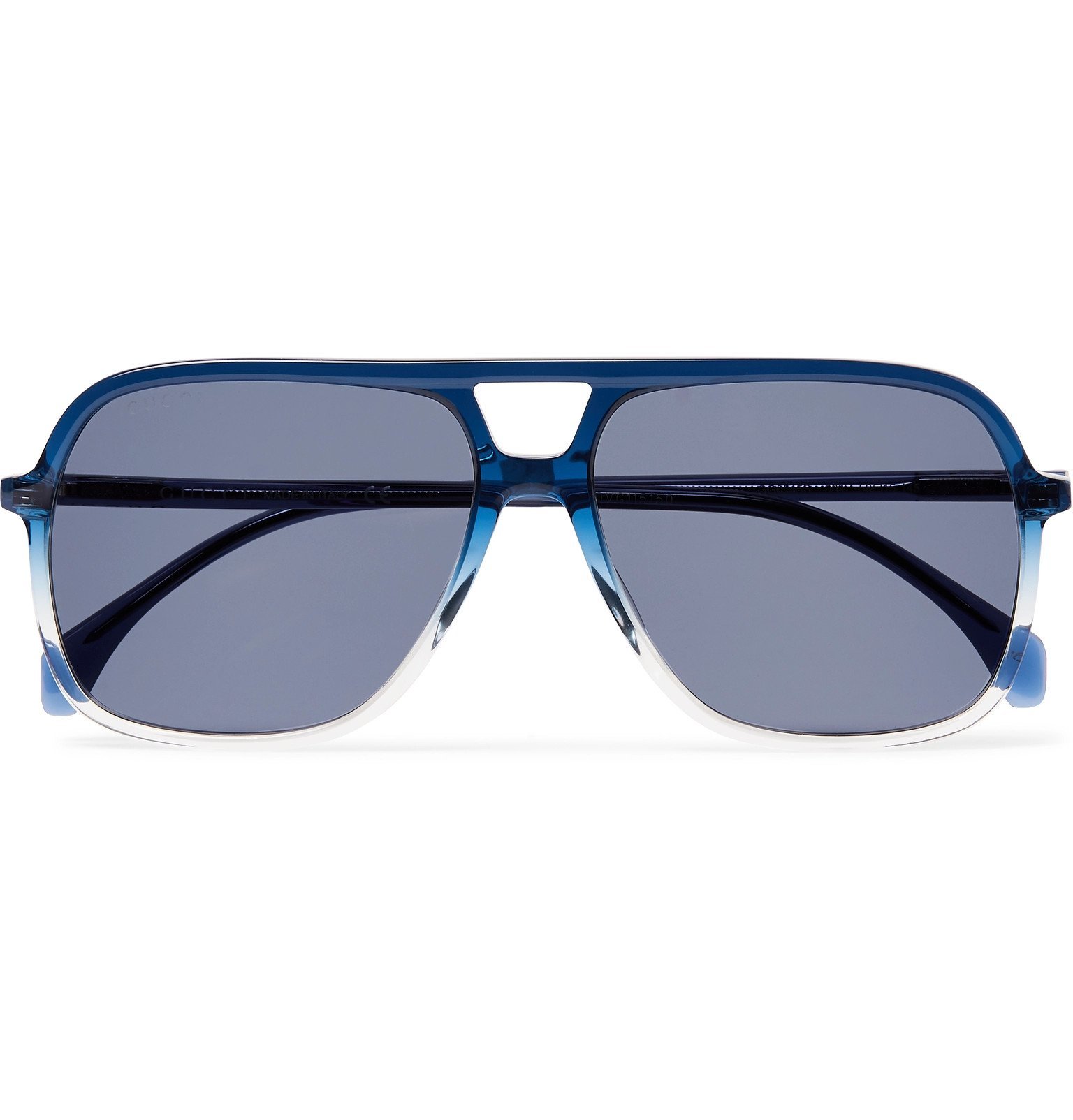 Gucci - Aviator-Style Acetate Sunglasses - Blue Gucci