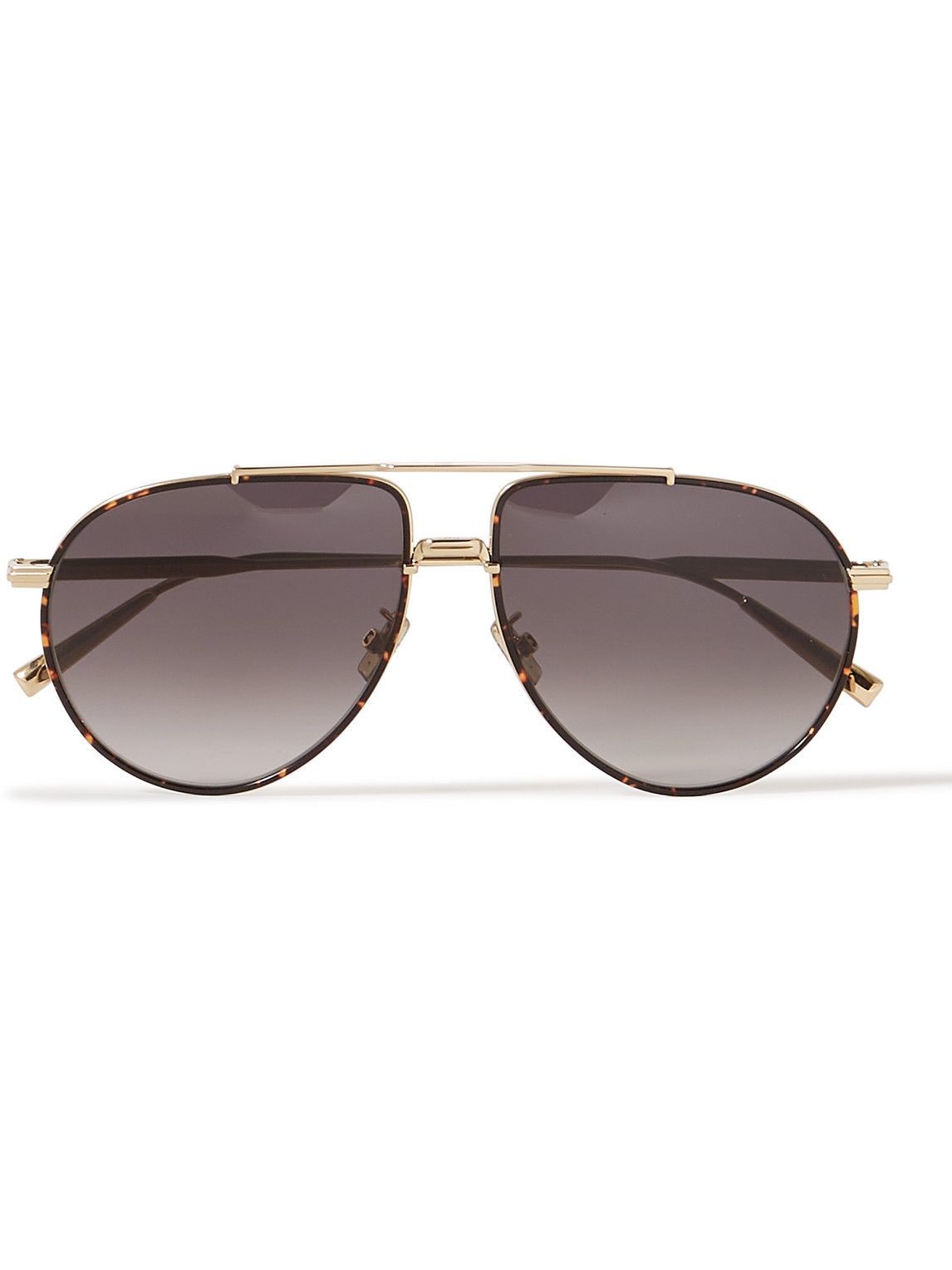 Dior Eyewear Diorblacksuit Au Aviator Style Tortoiseshell Acetate And Gold Tone Sunglasses