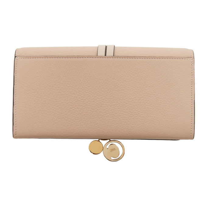 Chloe Pink Long Alphabet Wallet Chloe