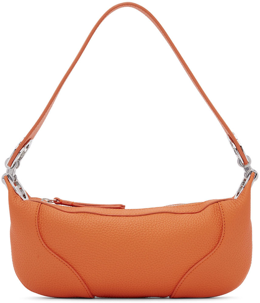 BY FAR Orange Mini Amira Shoulder Bag By Far