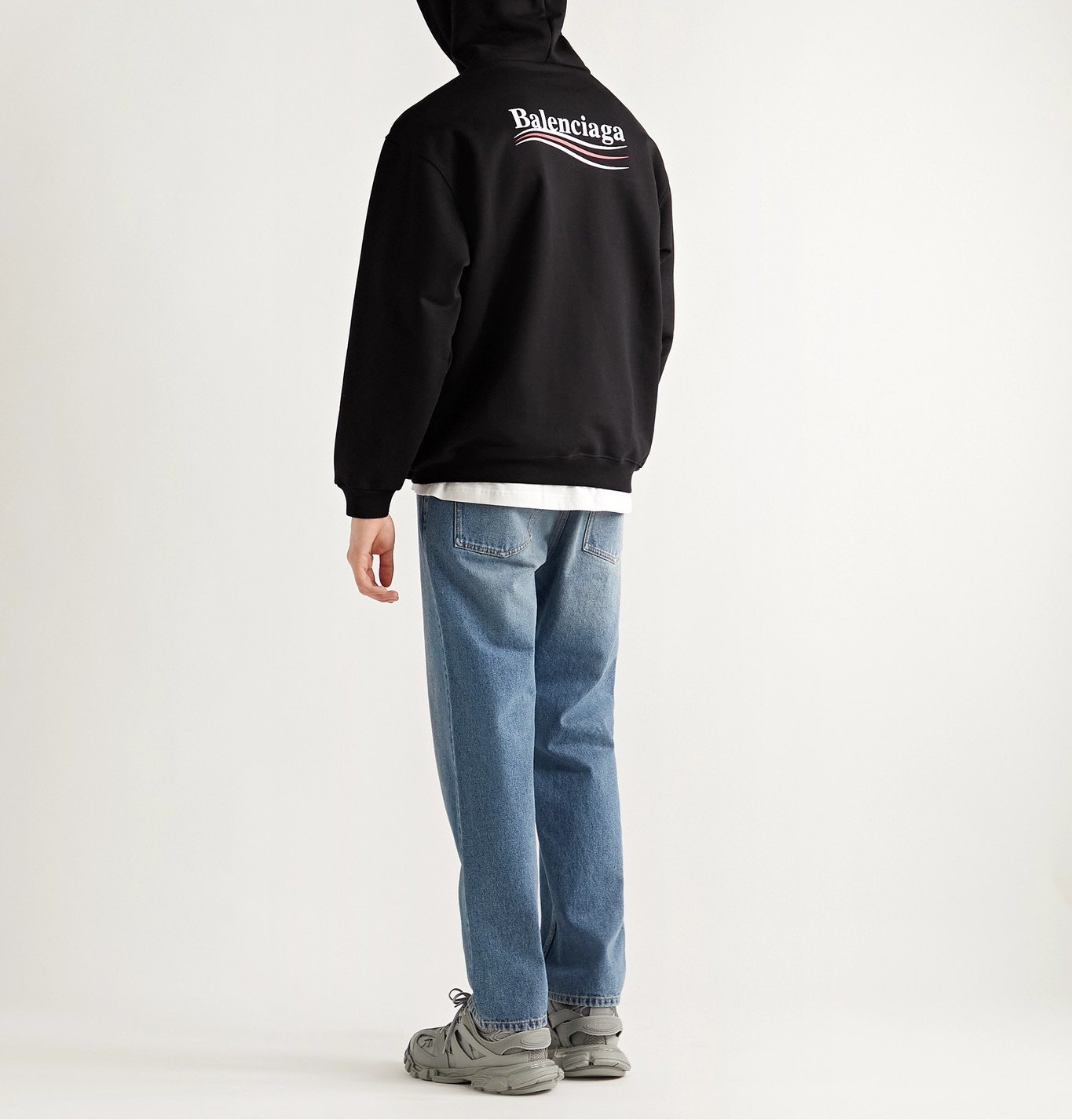 balenciaga loopback hoodie