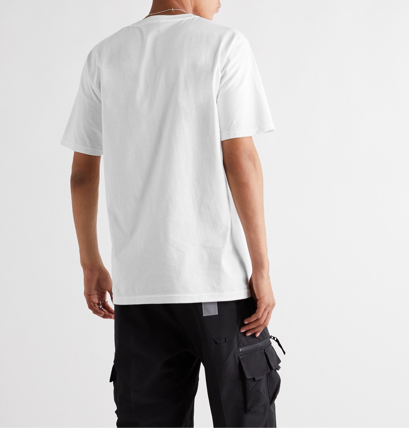 Stüssy - Colorado Logo-Print Cotton-Jersey T-Shirt - White Stussy