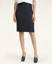 Brooks Brothers Women's Wool Pencil Skirt | Navy