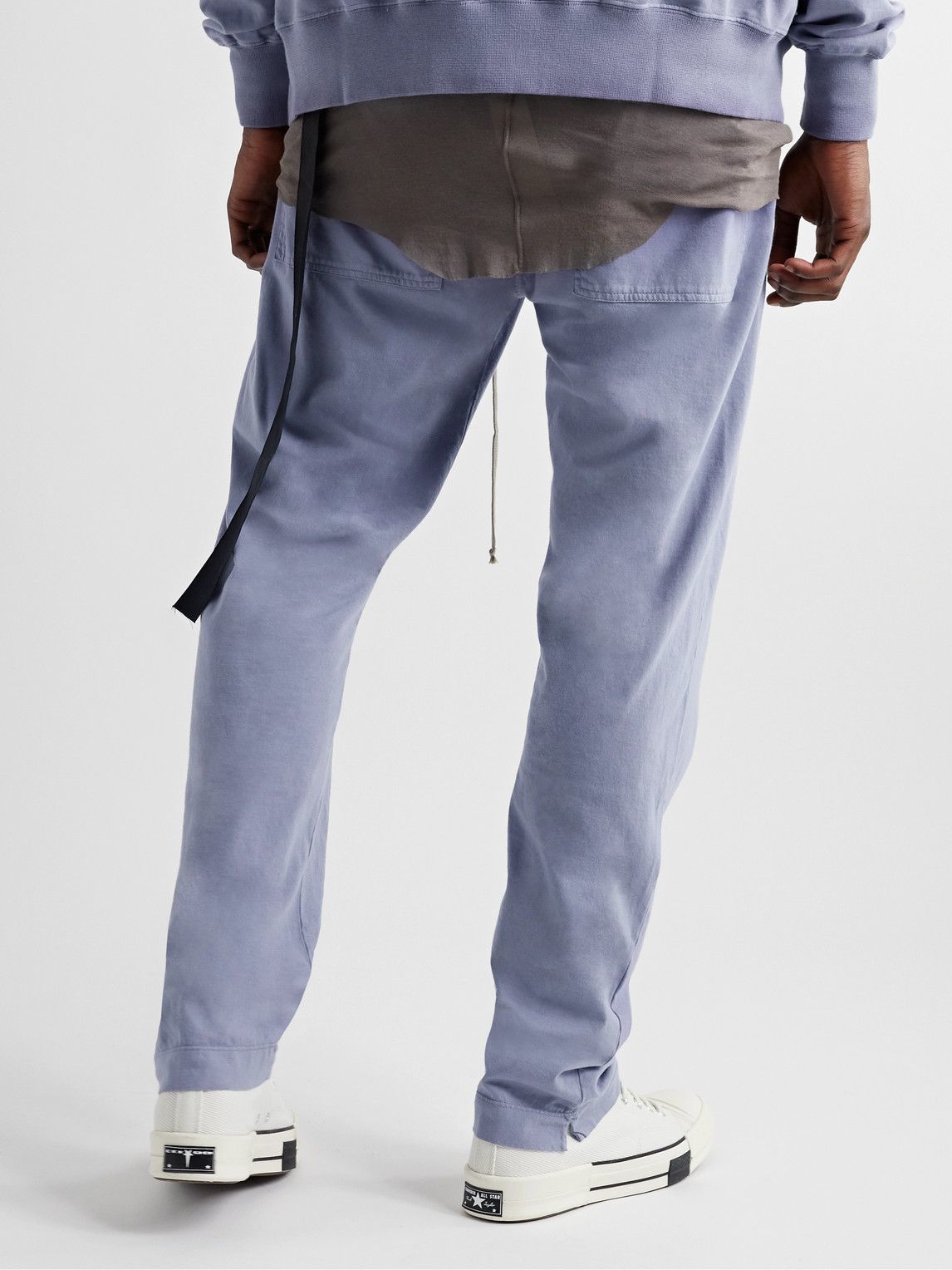 Rick Owens - Berlin Organic Cotton-Jersey Sweatpants - Purple