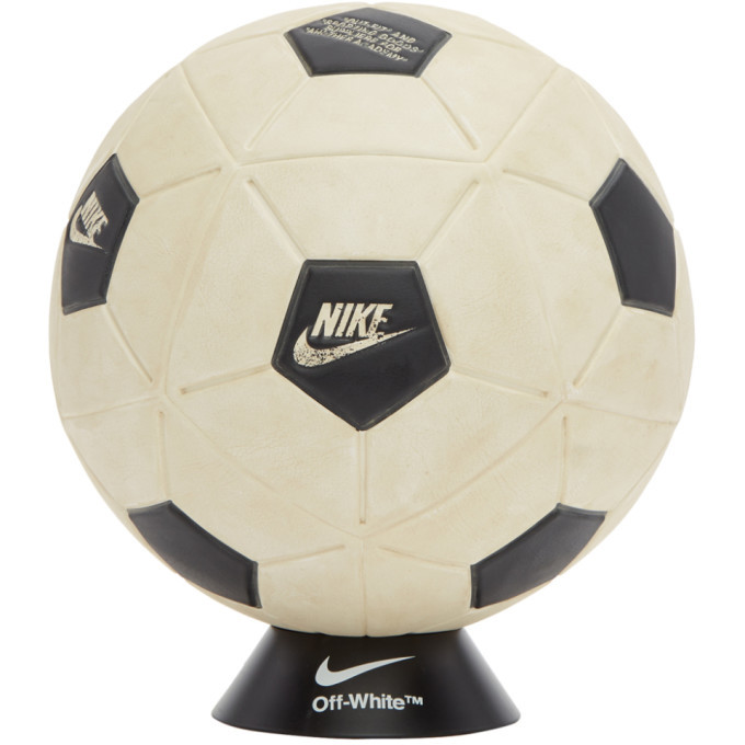 off white soccer ball