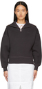 Isabel Marant Etoile Grey Meloya Half-Zip Sweater