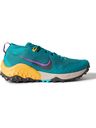 NIKE RUNNING - Nike Wildhorse 7 Canvas, Rubber and Mesh Running Sneakers - Blue
