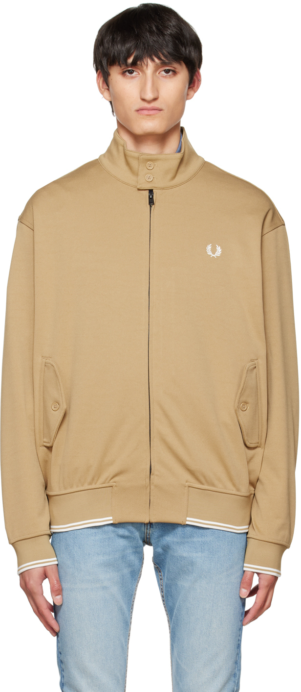 Fred Perry Brown Harrington Jacket Fred Perry
