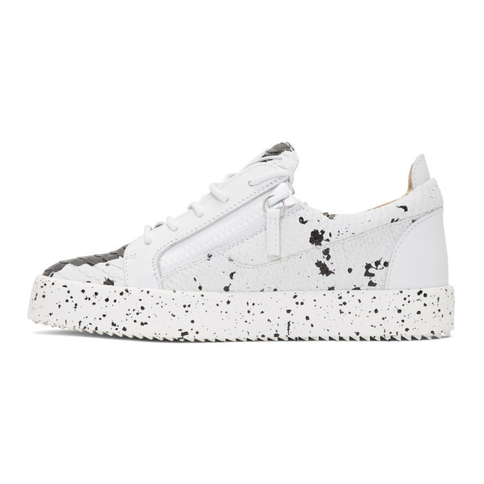 giuseppe zanotti white and black