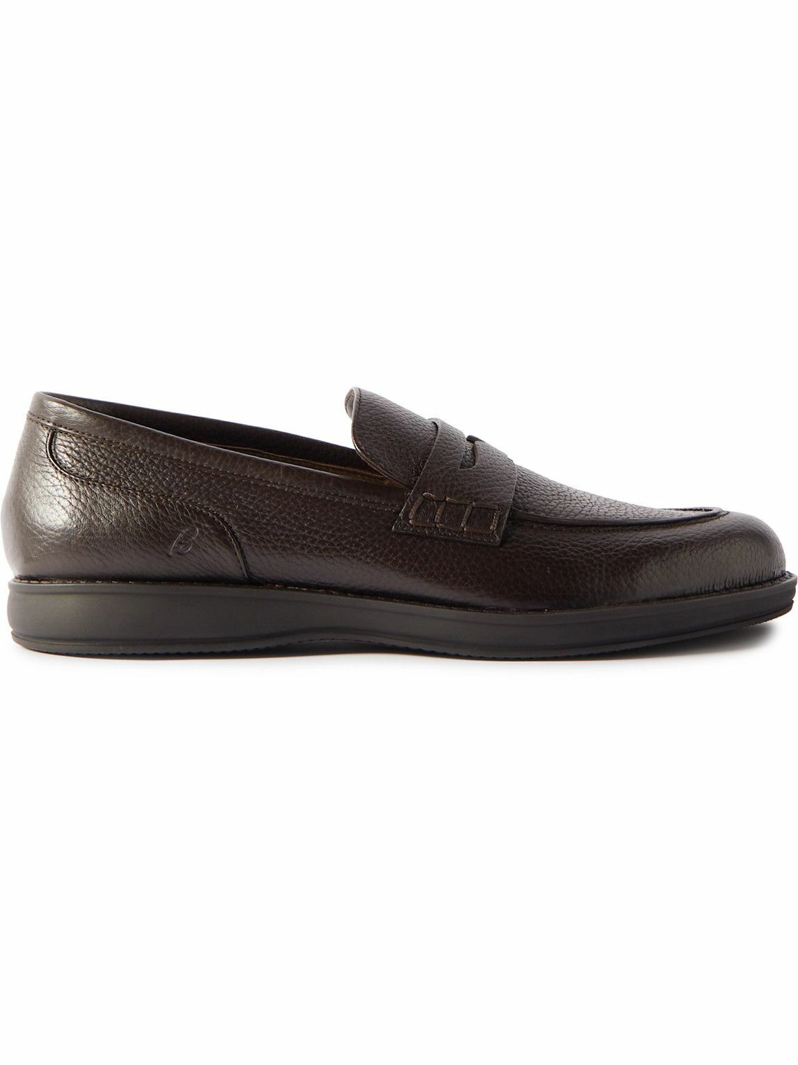 Brioni - Full-Grain Leather Penny Loafers - Brown Brioni