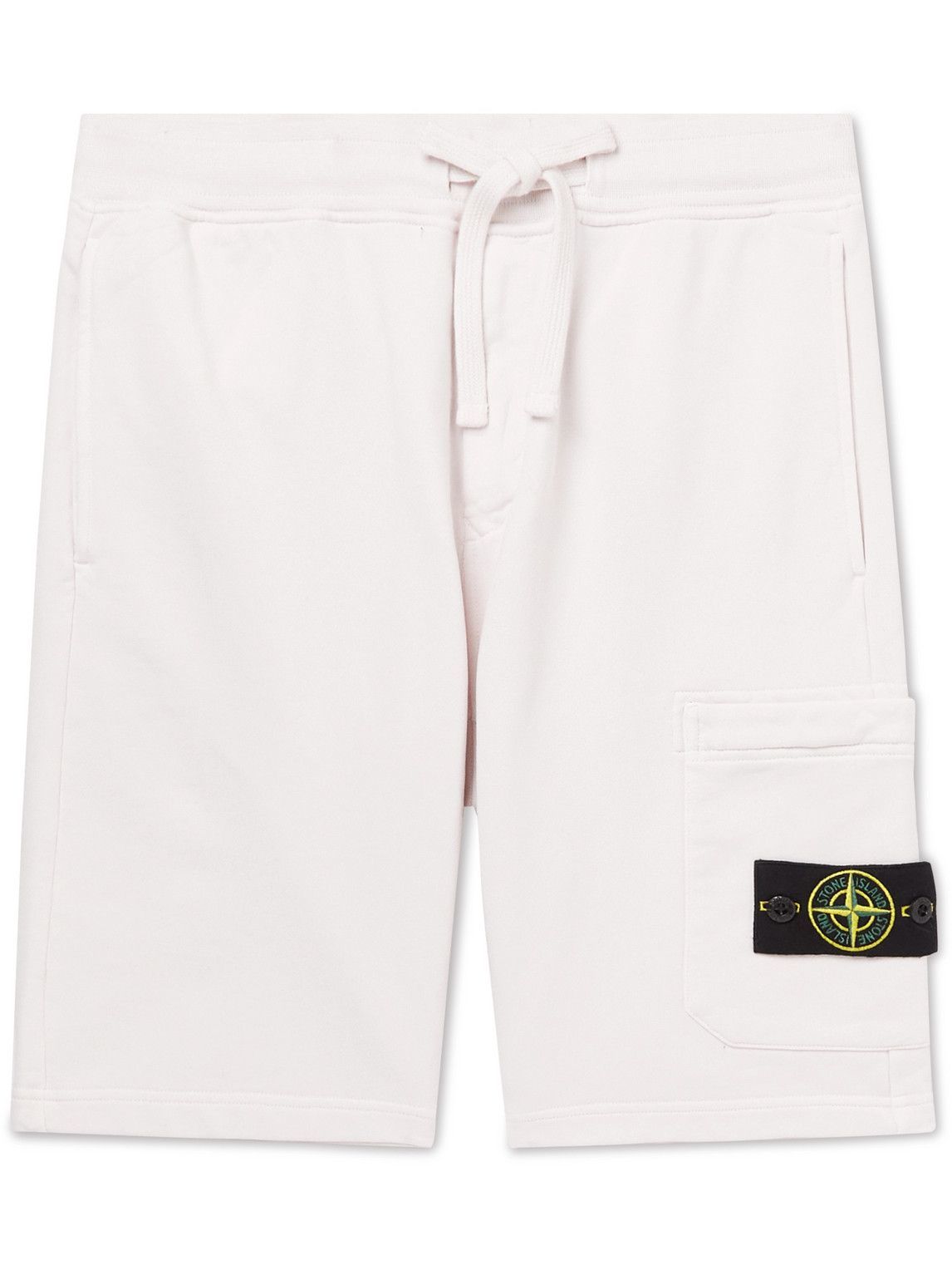 Cotton-Jersey Drawstring Shorts - Pink 