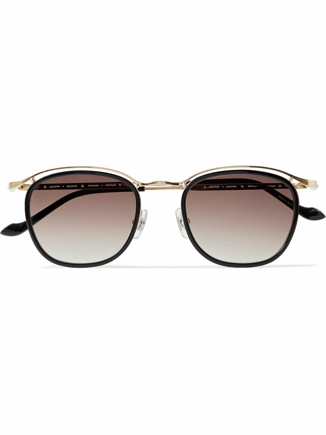 Matsuda - Round-Frame Gold-Tone and Acetate Sunglasses Matsuda
