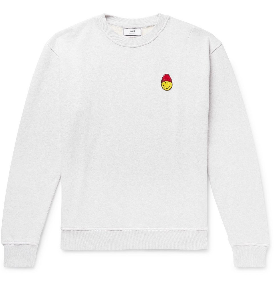 ami smiley sweatshirt