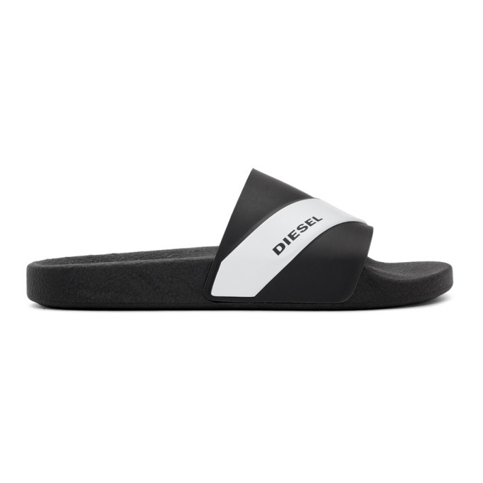 Diesel Black Sa-Maral A-Lohaa Pool Slides Diesel