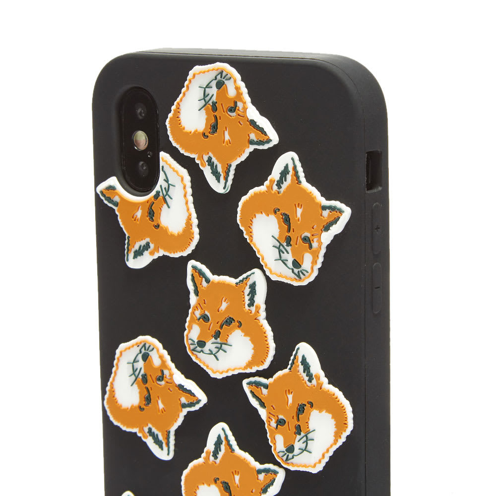 Maison Kitsuné 3D All-Over Fox Head iPhone X Case Maison Kitsune
