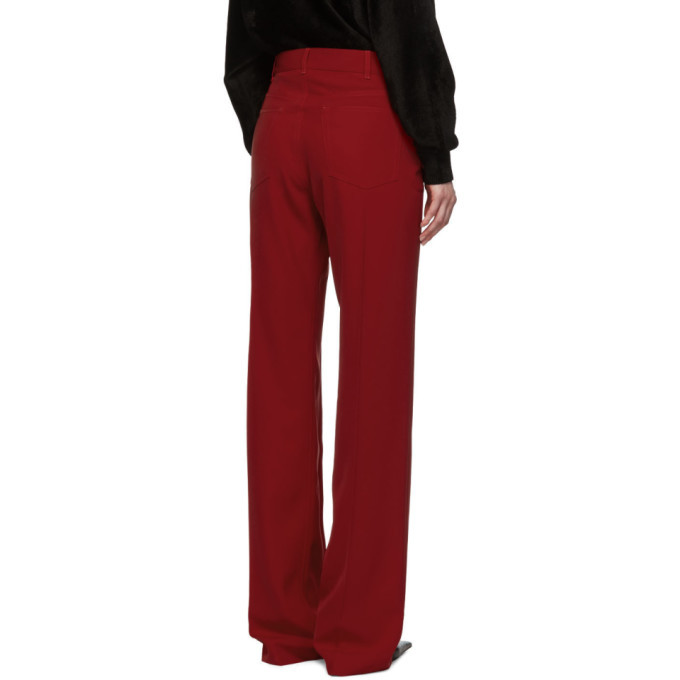balenciaga pants red