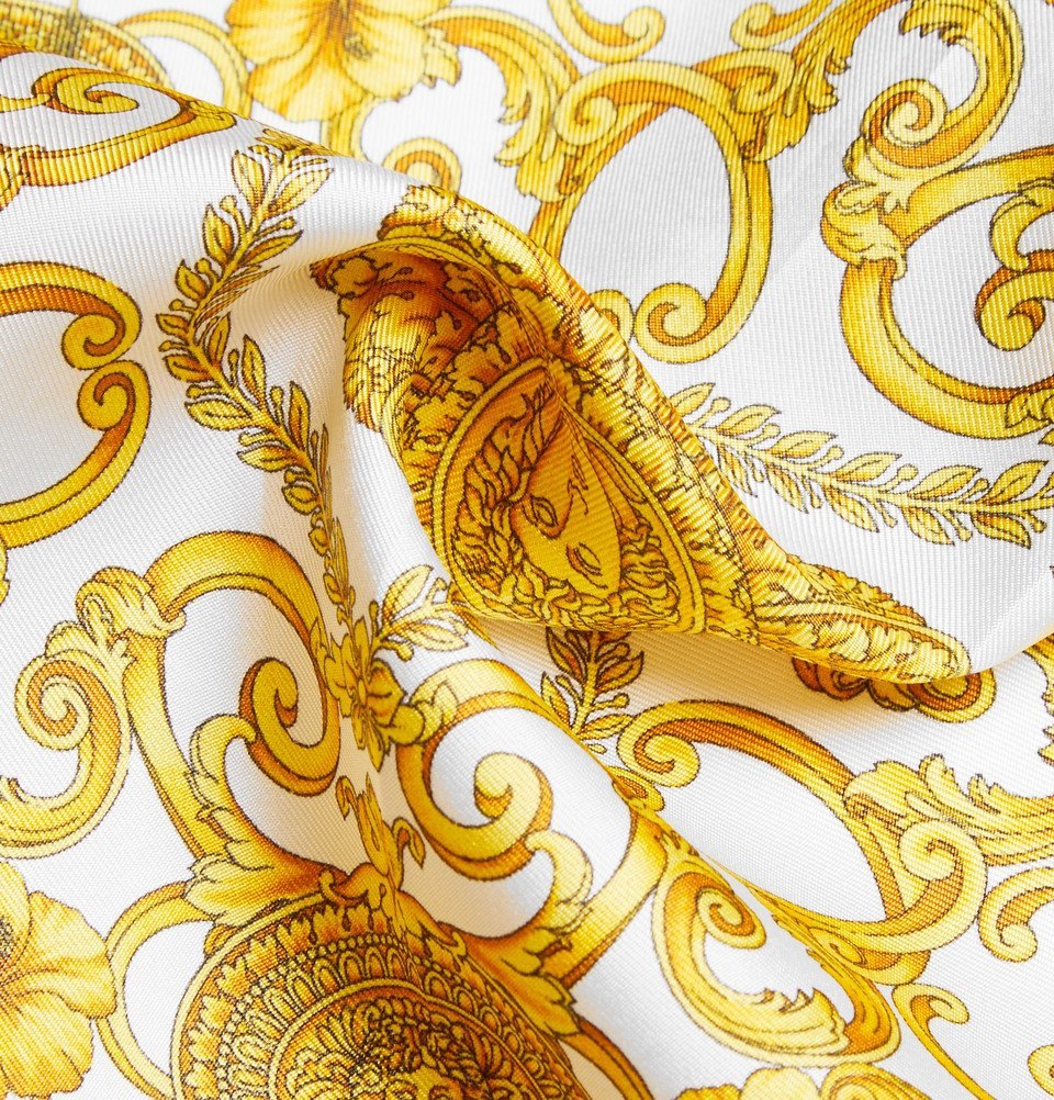 versace pocket square