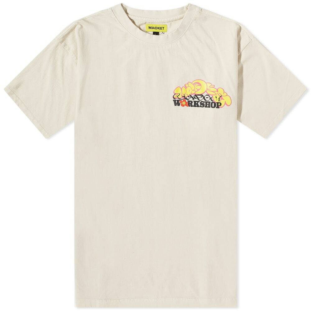 MARKET Men's Random Workshop T-Shirt in Cloud MARKET