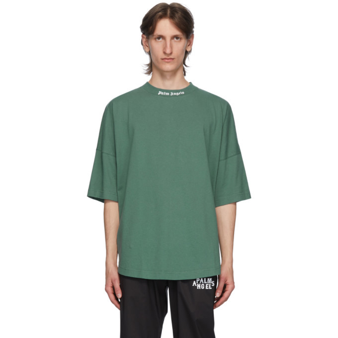 palm angels green tshirt