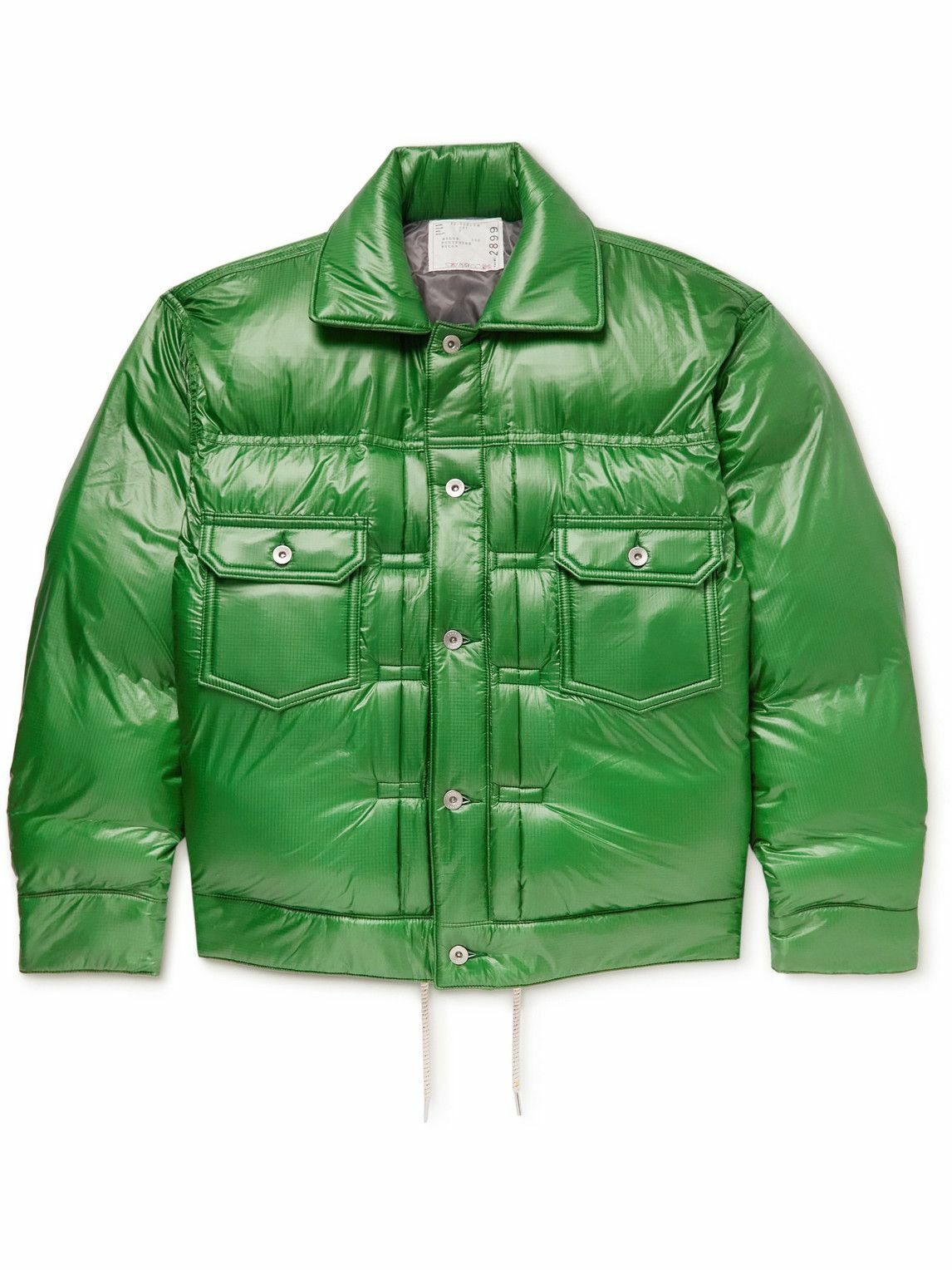 Sacai - Quilted Padded Nylon-Ripstop Jacket - Green Sacai