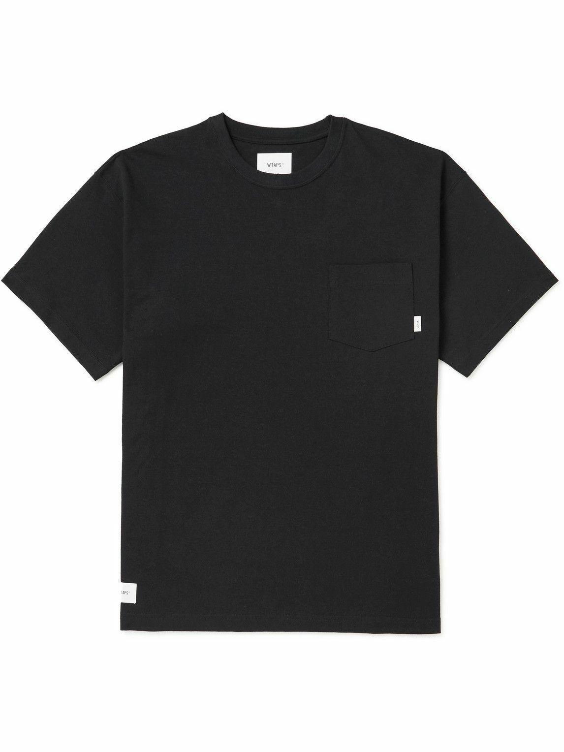 WTAPS - Logo-Appliquéd Cotton-Jersey T-Shirt - Black WTAPS