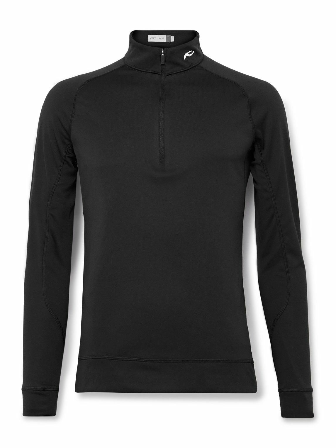 Kjus Golf - Keano Jersey Half-Zip Golf Top - Black Kjus Golf