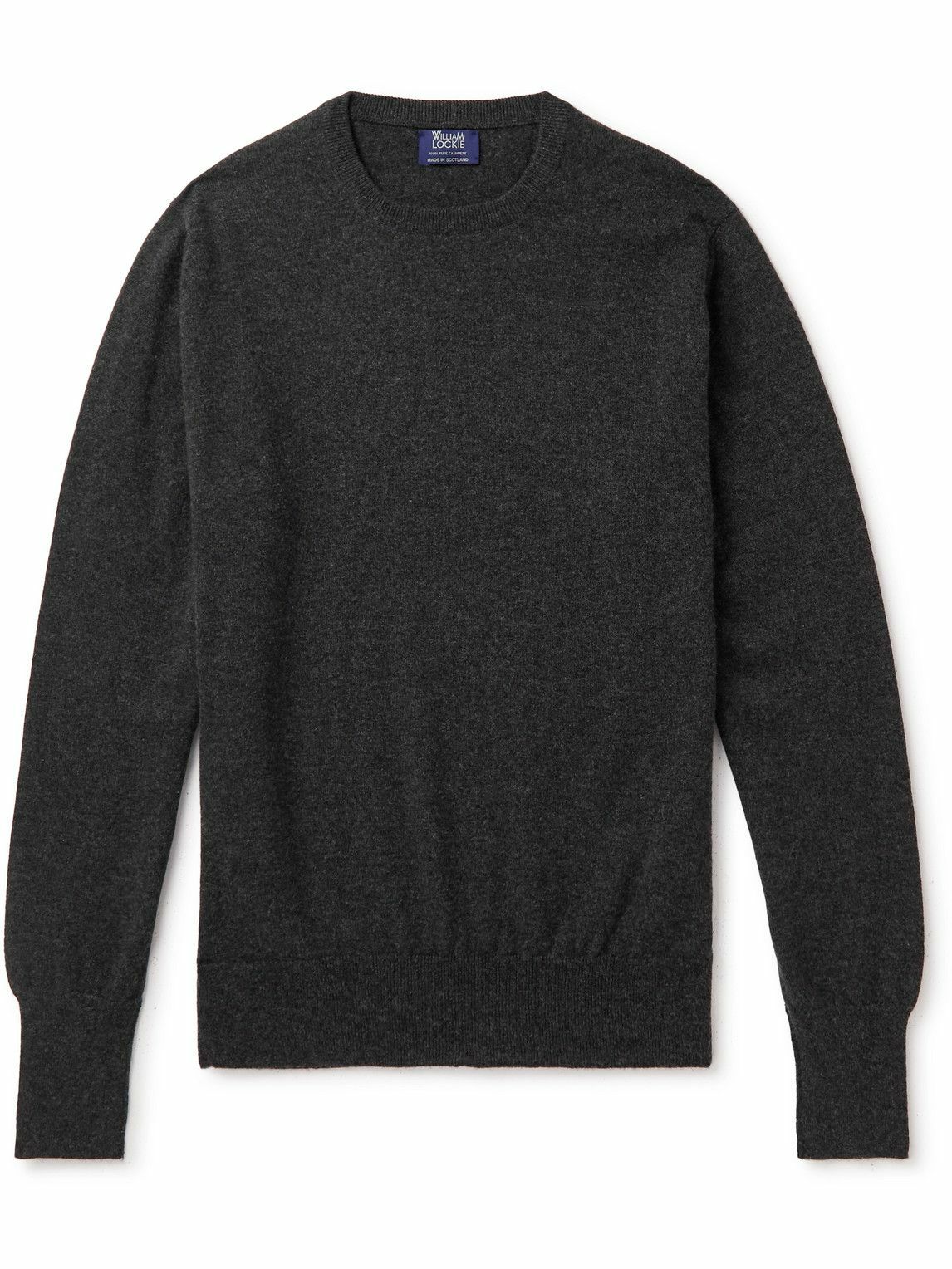 William Lockie - Oxton Cashmere Sweater - Gray William Lockie