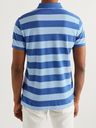 Polo Ralph Lauren - Slim-Fit Logo-Embroidered Striped Cotton-Piqué Polo Shirt - Blue