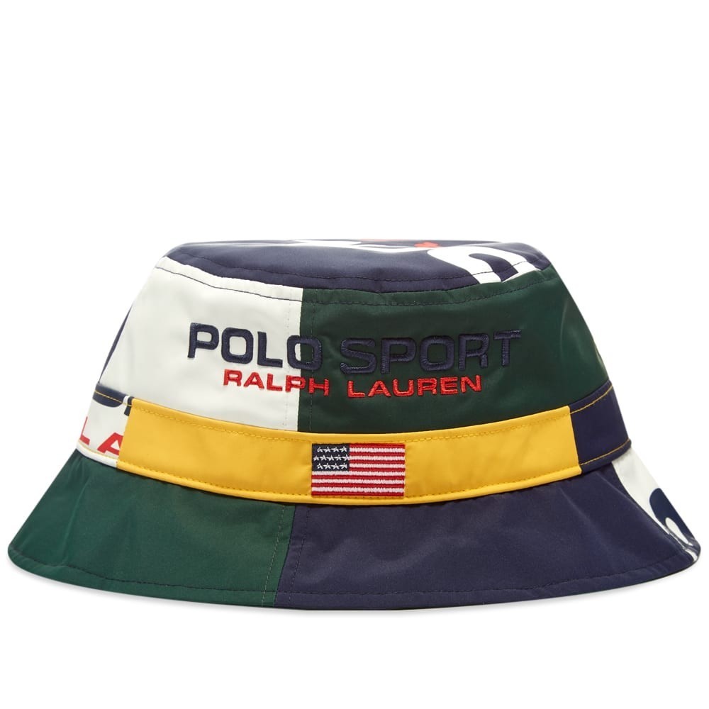 Accumulatie De stad weggooien Polo Ralph Lauren Sport Multi Logo Bucket Hat Polo Ralph Lauren