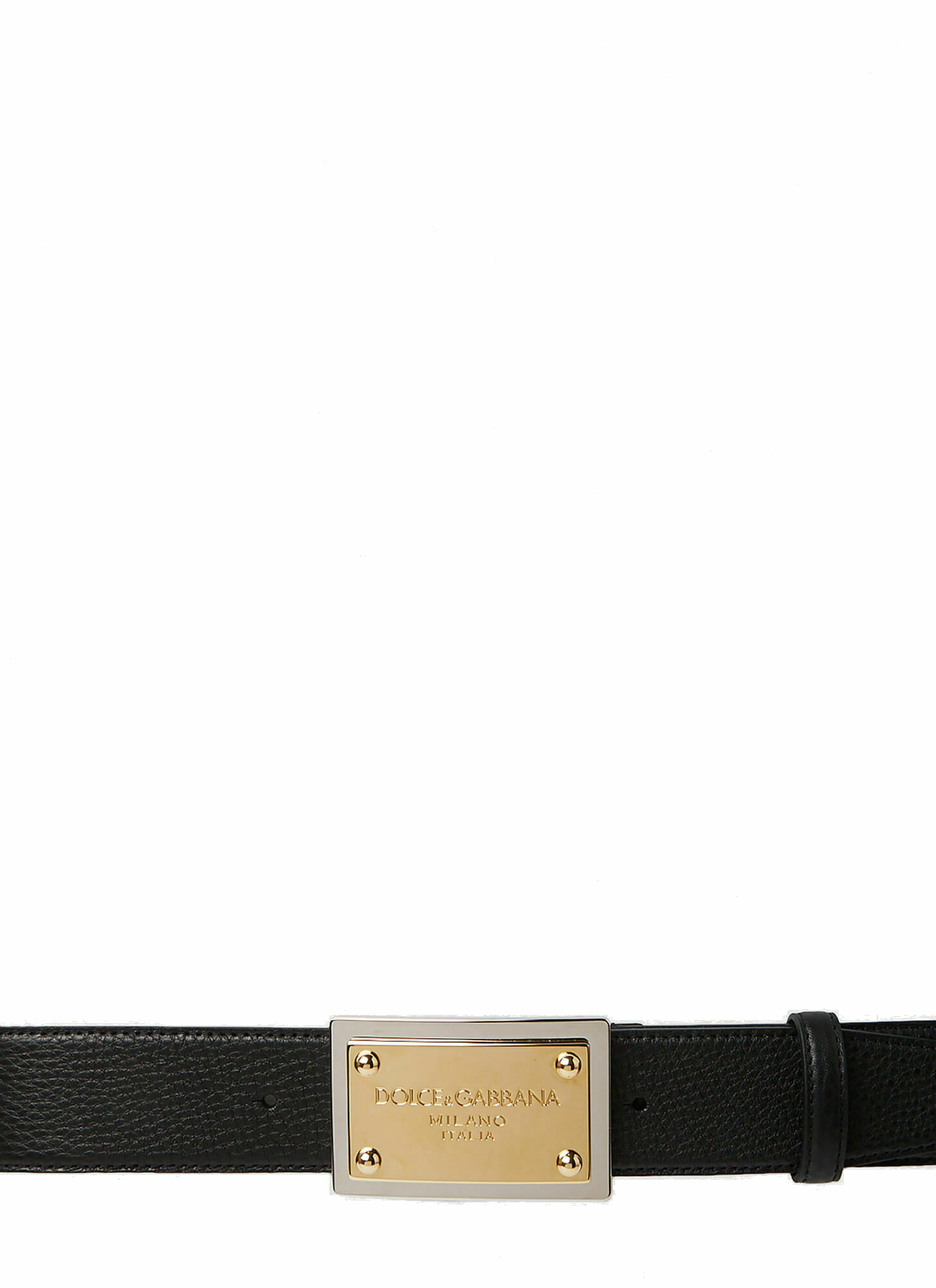 Dolce & Gabbana Black Paint Splatter Belt Dolce & Gabbana