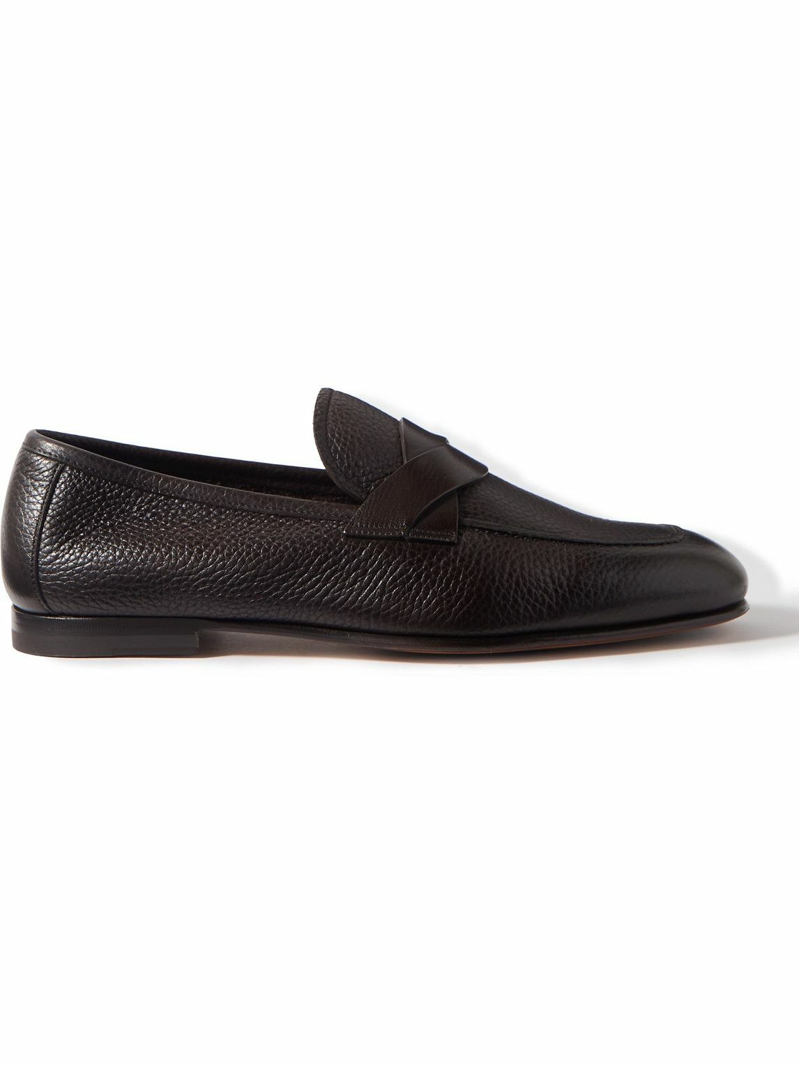 Photo: TOM FORD - Sean Full-Grain Leather Loafers - Brown
