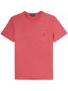 Polo Ralph Lauren - Slim-Fit Logo-Embroidered Cotton and Linen-Blend T-Shirt - Red