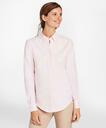 Brooks Brothers Women's Classic-Fit Supima Cotton Oxford Button-Down Shirt | Pink