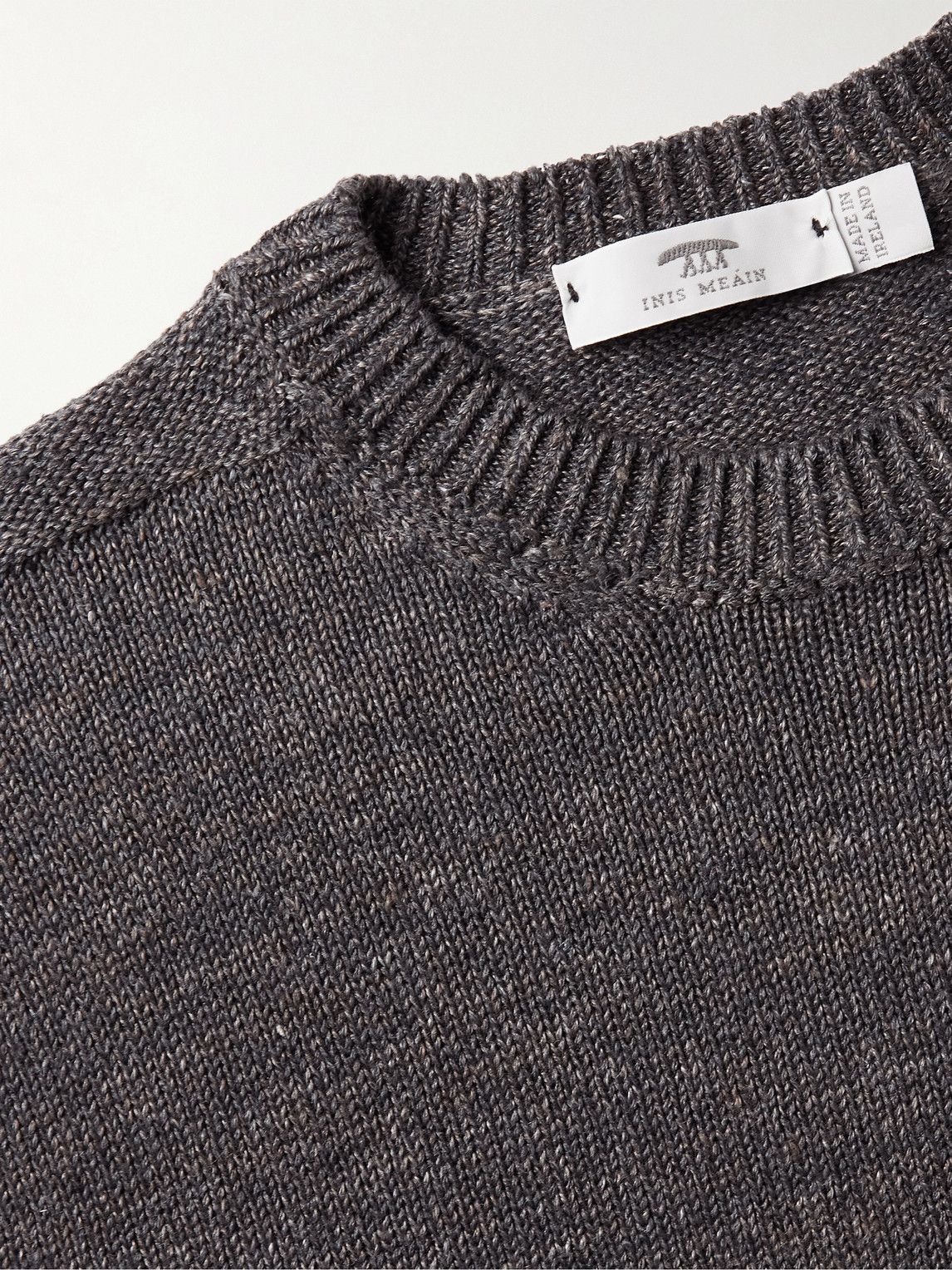 Inis Meáin - Linen Sweater - Gray Inis 