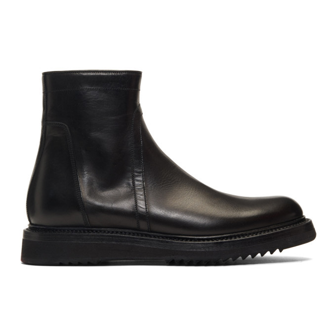 Rick Owens Black Creeper Slim Boots Rick Owens