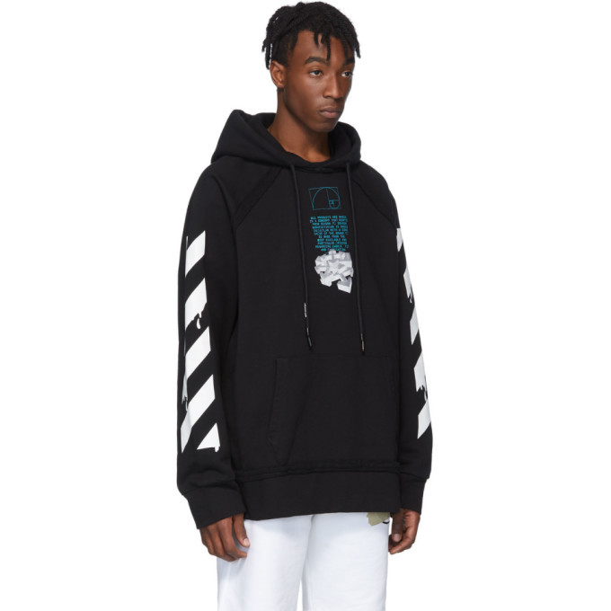 off white dripping arrows hoodie