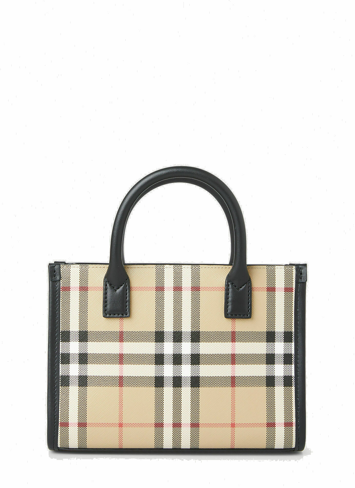 Denny Check Crossbody Bag in Beige Burberry