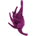 Paula Canovas Del Vas Purple Spikes Top Handle Bag