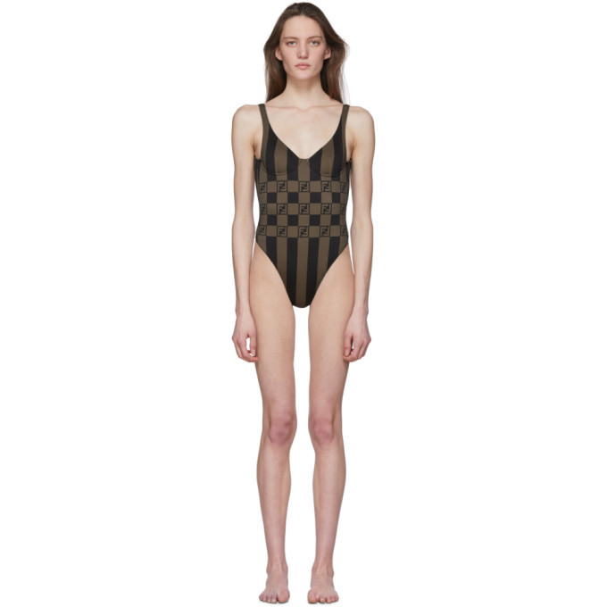 one piece swimsuit fendi