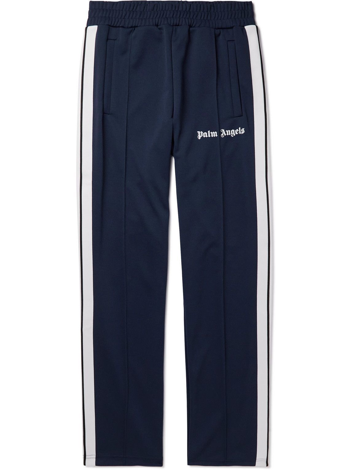 Palm Angels - Striped Tech-Jersey Track Pants - Blue Palm Angels