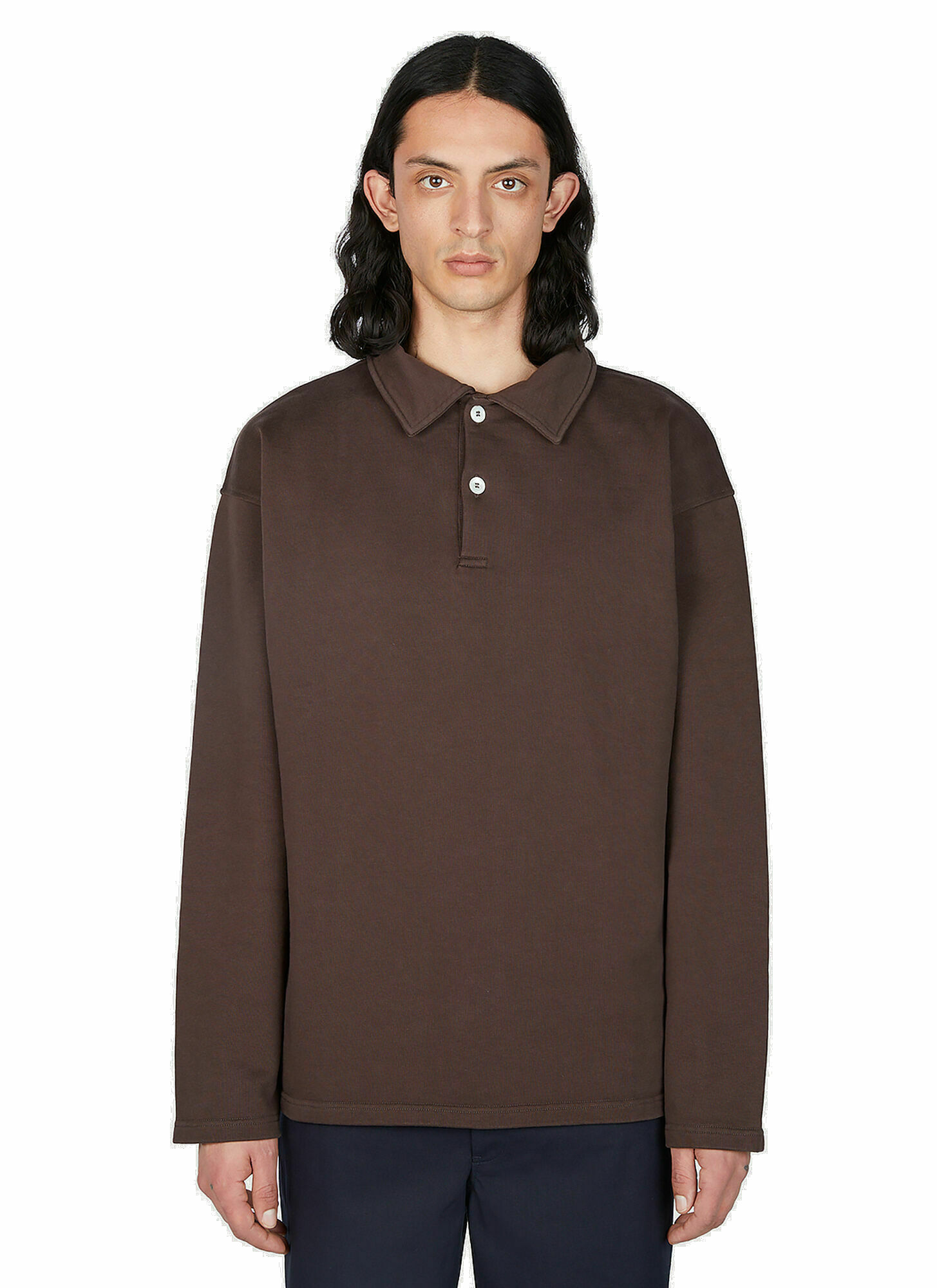 Photo: ANOTHER ASPECT - ANOTHER 1.0 Polo Shirt in Brown