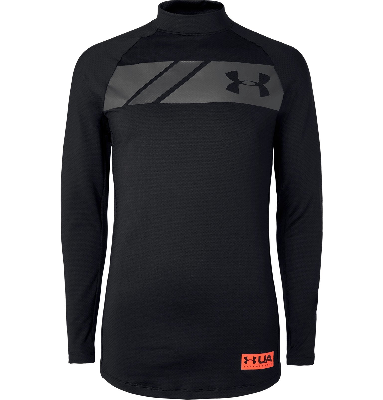 under armour coldgear mock neck top