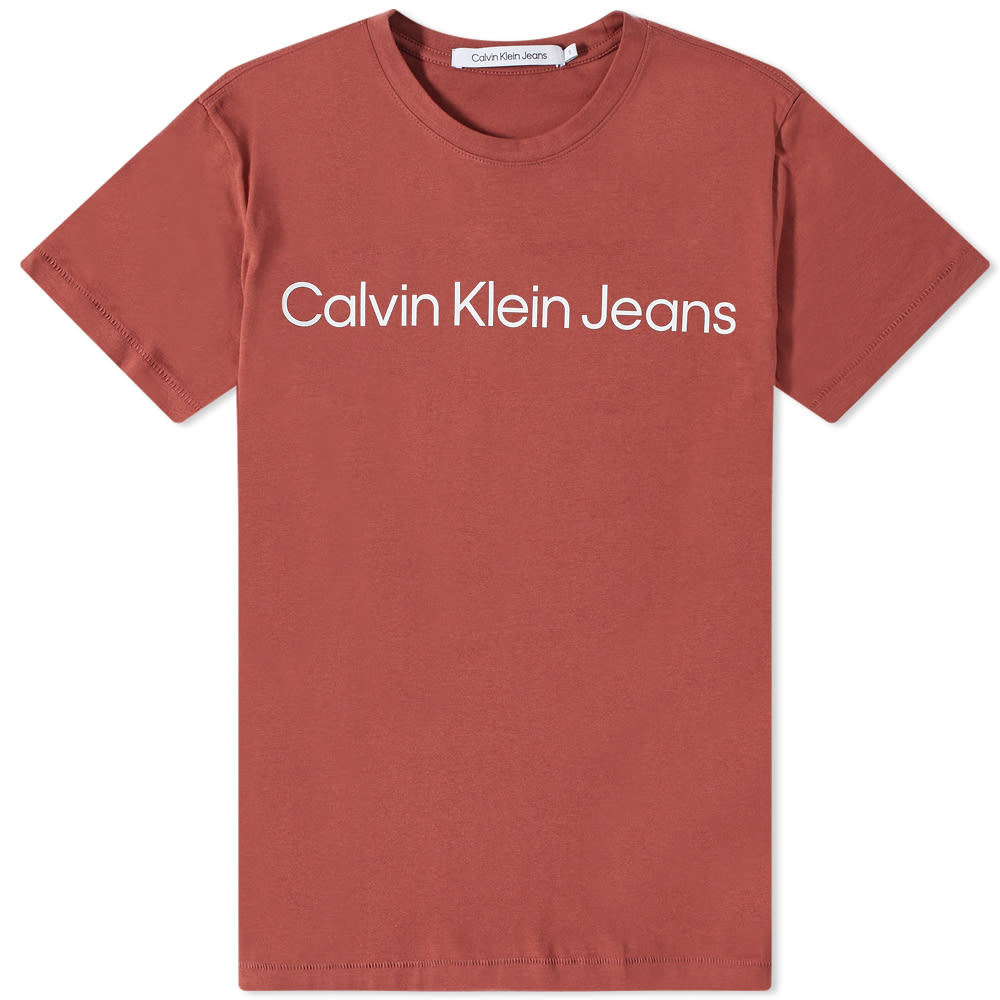 Calvin Klein Institutional Logo Slim Tee Calvin Klein