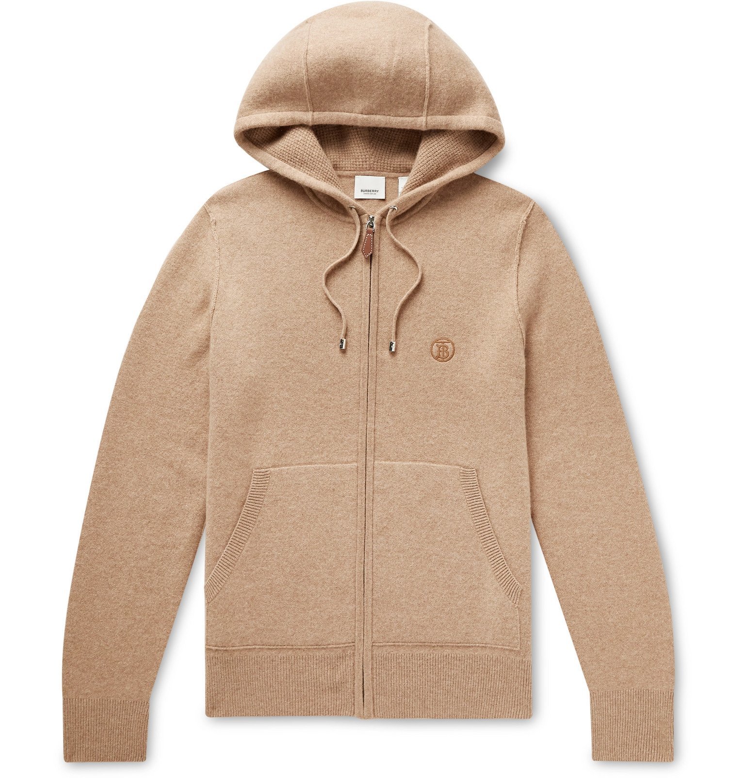 Burberry - Cashmere-Blend Zip-Up Hoodie - Brown Burberry