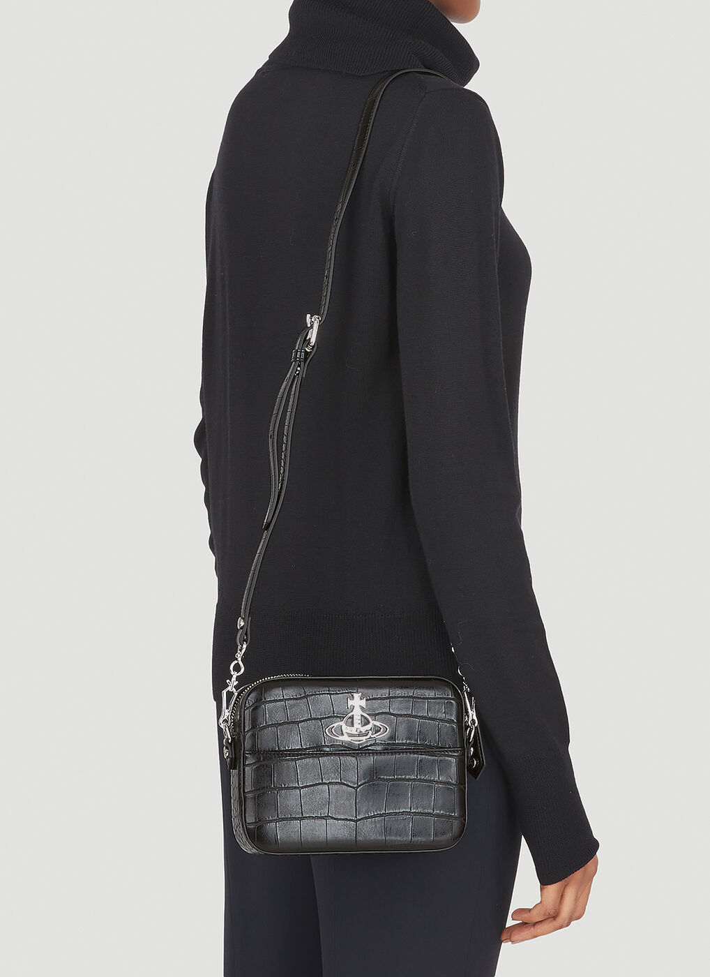 Johanna Shoulder Bag in Black Vivienne Westwood