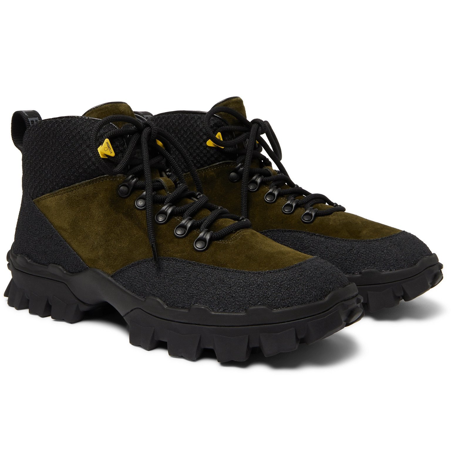 verontschuldigen Knipoog mout Moncler - Hector Suede and Rubber Hiking Boots - Green Moncler