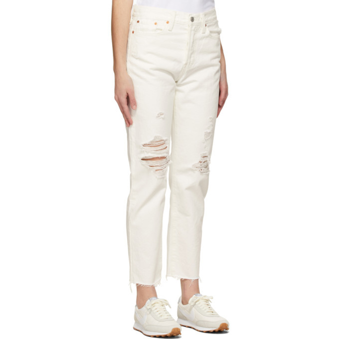 Levis White Wedgie Straight Jeans Levis