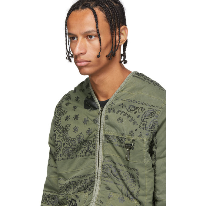 Reese Cooper Green Bandana Parka Liner 