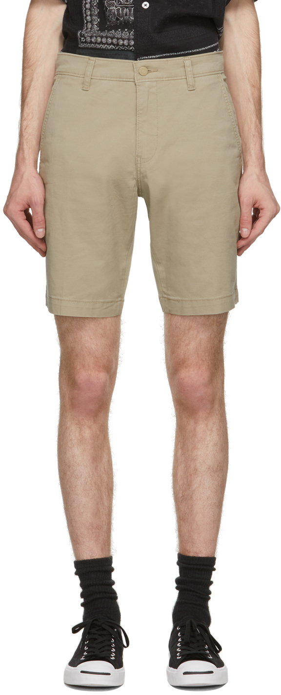 levis beige shorts